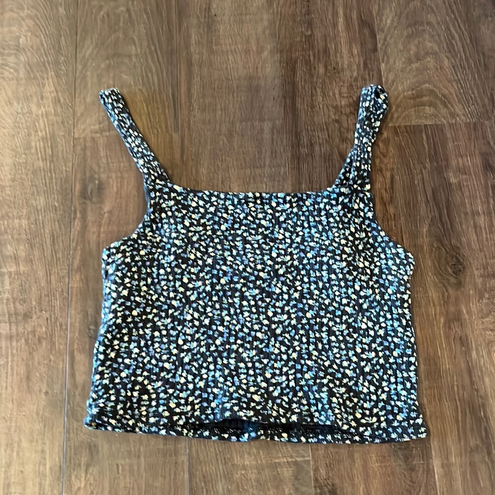 Floral American Eagle Tank Top